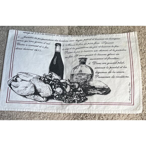 French Place Mats 12 Set Francophile Casual Home Whimsical Motifs Country Decor - Picture 9 of 14